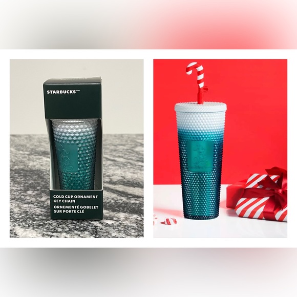 Disney Parks Christmas Starbucks Tumbler And Ornament